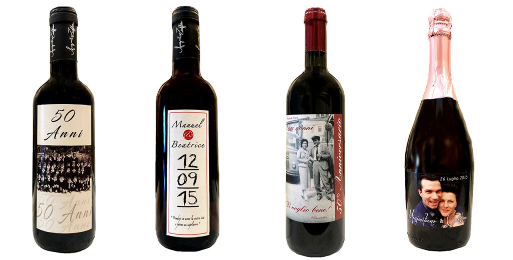 bottiglie personalizzate cantine zuffa